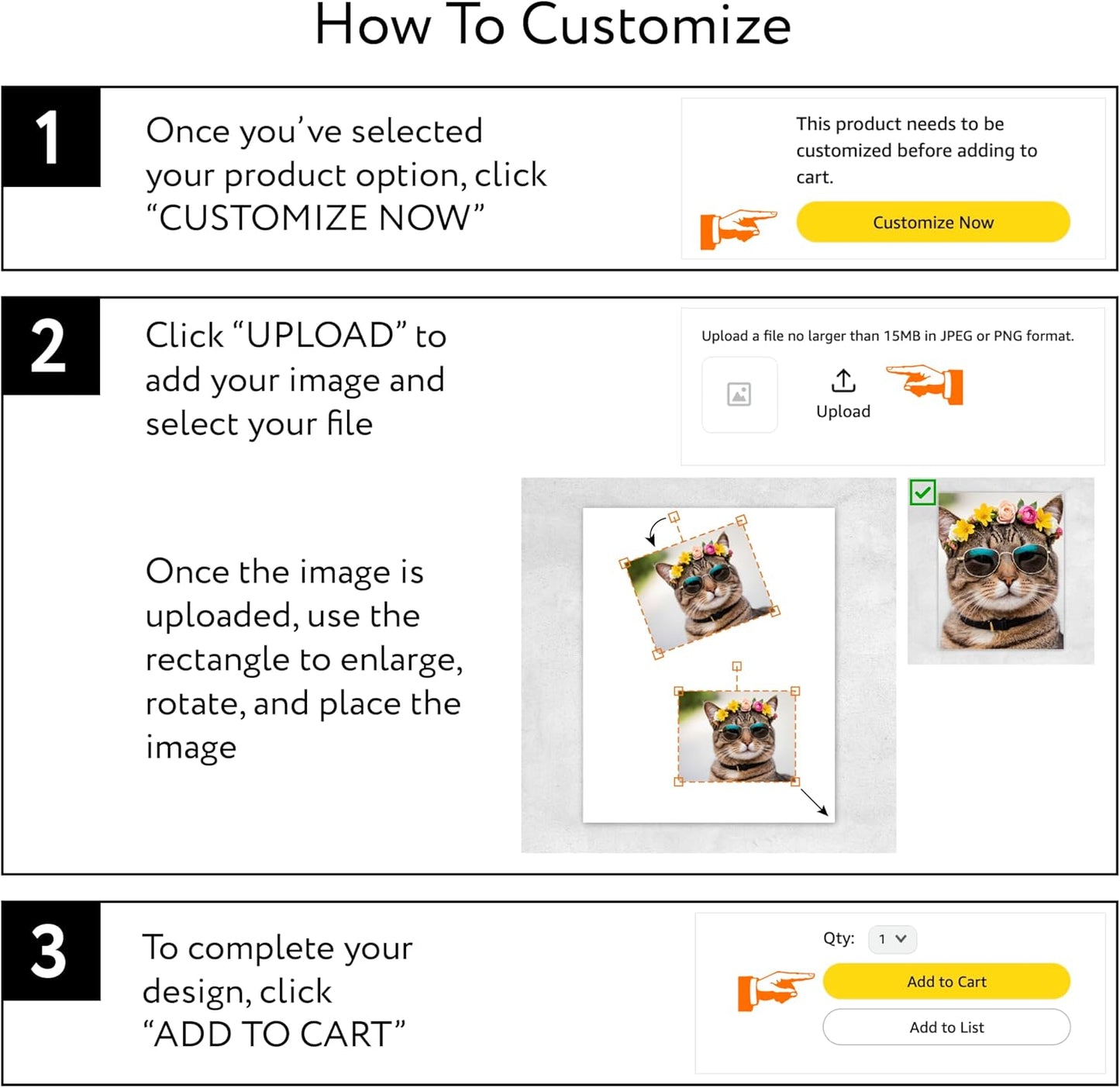 Custom Poster Print, 11x17, Upload Any Photos/Images, Personalized Photo Prints, DIY Your Own Poster, Photo to Poster Printing