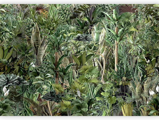 artgeist Wall Mural Leaves 98x69 in - XXL Non-Woven Wallpaper Fleece Wall Decor Photo Print Picture Image Design Plants Abstract Nature Botanical b-C-0858-a-a