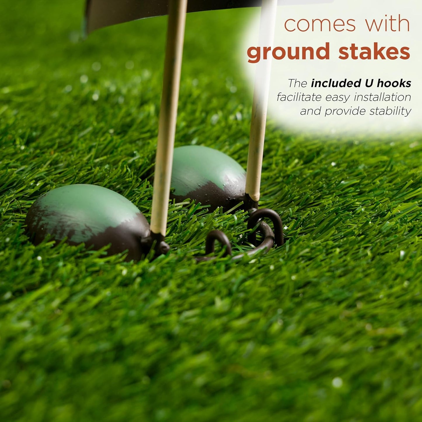 Alpine Corporation MCC798HH See No Evil Metal Gnome Decor, Whimsical Playful Décor for Patio & Garden, 19" H, Green