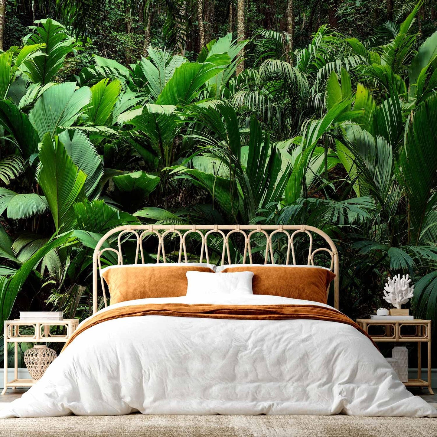 artgeist Wall Mural Nature 79x55 in - XXL Non-Woven Wallpaper Fleece Wall Decor Photo Print Picture Image Design Botanical Plants Jungle Leaves b-B-0594-a-a