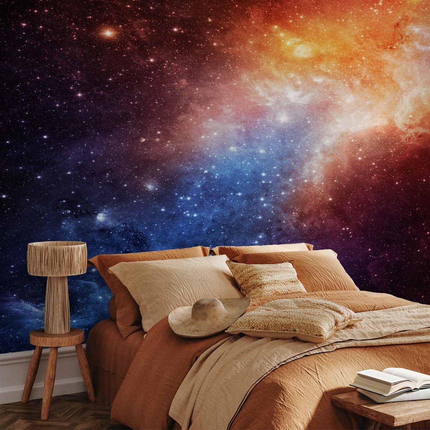 artgeist Wall Mural Cosmos Galaxy 116x83 in - Peel and Stick Self-Adhesive Wallpaper Removable Large Sticker Foil Wall Decor Print Picture Image Design f-B-0057-a-a