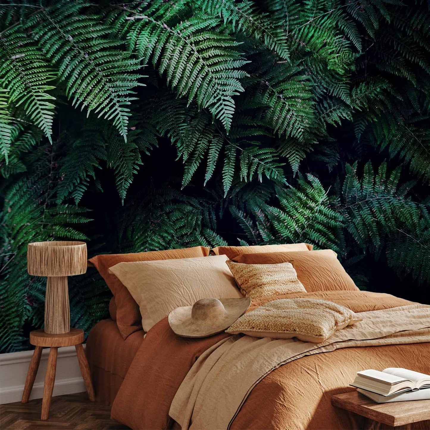 artgeist Wall Mural 3D Effect 177x124 in - XXL Non-Woven Wallpaper Fleece Wall Decor Photo Print Picture Image Design Home Tropical Leaves b-C-0564-a-a
