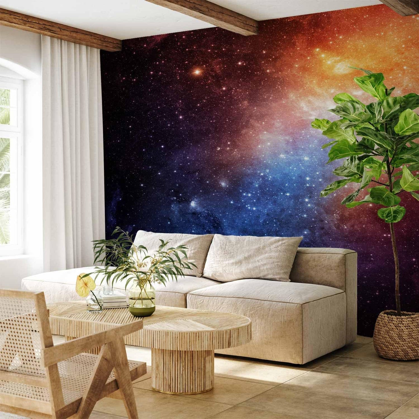 artgeist Wall Mural Cosmos Galaxy 118x83 in - XXL Non-Woven Wallpaper Fleece Wall Decor Photo Print Picture Image Design Home f-B-0057-a-a