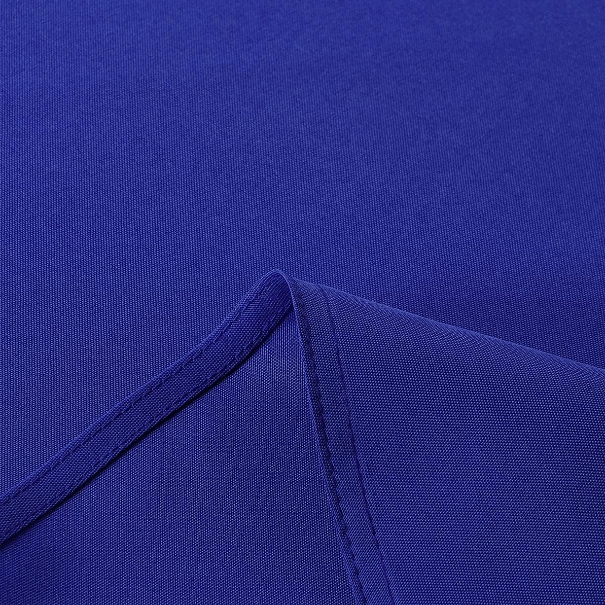 sancua Rectangle Tablecloth - 70 x 120 Inch - Stain and Wrinkle Resistant Washable Polyester Table Cloth, Decorative Fabric Table Cover for Dining Tables, Buffet Parties and Camping, Royal Blue