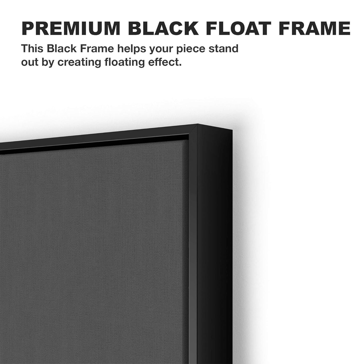 Death Star Inspired Canvas Print Wall Art | Futuristic Space Station Artwork | Smooth Surface Home Decor – Various Sizes (36in x 24in Modern Black Framed)