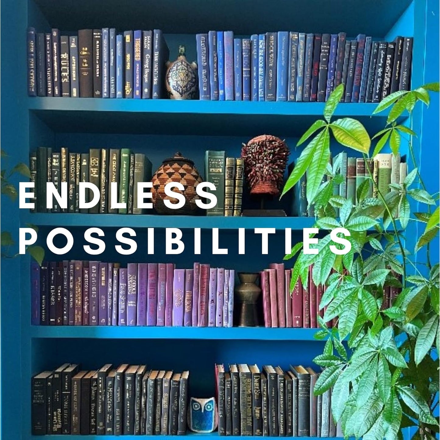 Curated Decorative Books Hardcover Décor Books for Home Décor, Choose Color, Interior Design, Office, Wedding Display, Instant Library, or Staging (One Foot, Brown)