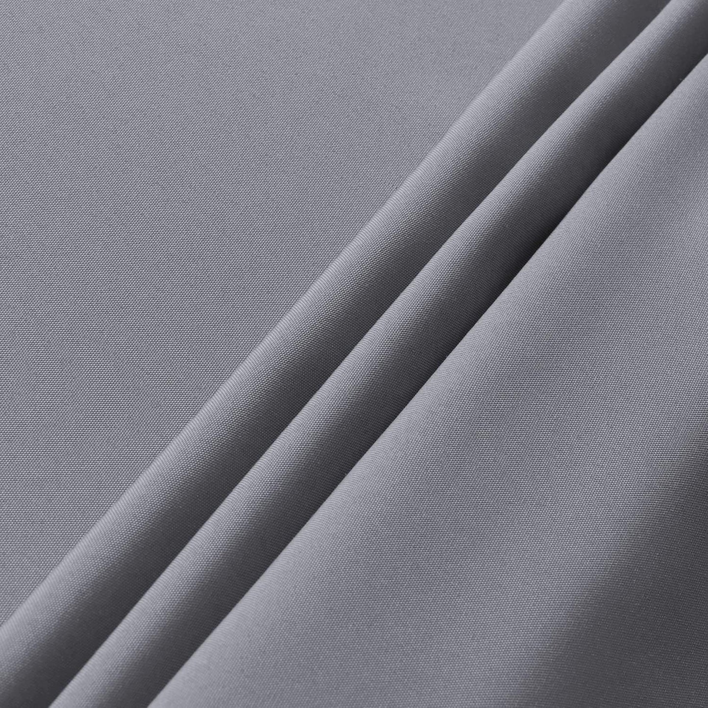 sancua Rectangle Tablecloth - 70 x 90 Inch - Stain and Wrinkle Resistant Washable Polyester Table Cloth, Decorative Fabric Table Cover for Dining Tables, Buffet Parties and Camping, Light Grey