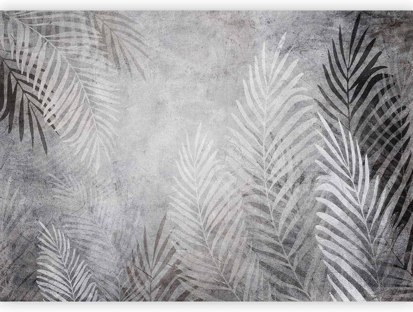 artgeist Wall Mural Leaves 173x124 in - Peel and Stick Self-Adhesive Wallpaper Removable Large Sticker Foil Wall Decor Print Picture Image Design Palm Abstract Nature Botanical b-C-0855-a-a