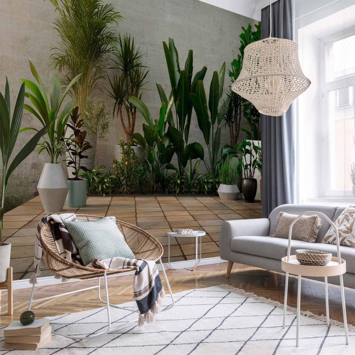 artgeist Wall Mural Nature 157x110 in - XXL Non-Woven Wallpaper Fleece Wall Decor Photo Print Picture Image Design Botanics Plants 3D Effect b-B-0600-a-a