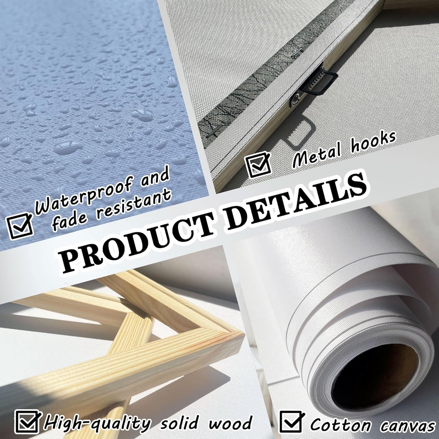 Feather Wall Art Modern Living Room Bedroom Wall Decoration Large Giclee Print Canvas Painting Artwork for Home Decor One Piece White Gold Brown Feather Picture Ready to Hang 24x48 Size