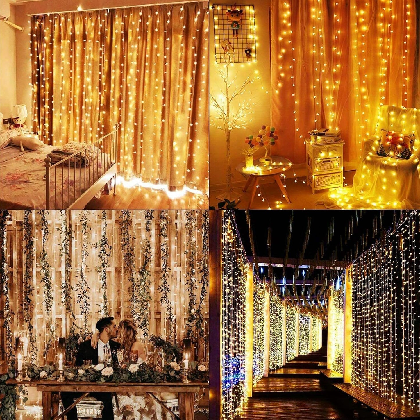 ANJAYLIA LED Fairy String Lights, 80 LED Twinkle Lights Battery Operated for Garden Home Party Wedding Festival Decorations Crafting Lights, Warm White