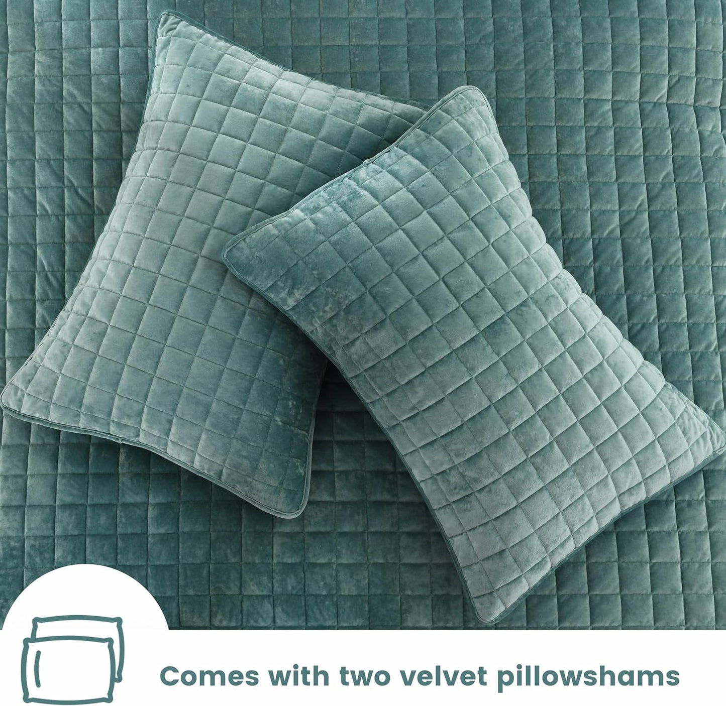 Secgo California King Comforter Set for Bed - Velvet Quilts California King Size, Black Bedspreads (120 * 110 Inch) with 2 Pillow Shams, Patchwork Reversible Lightweight Bedding