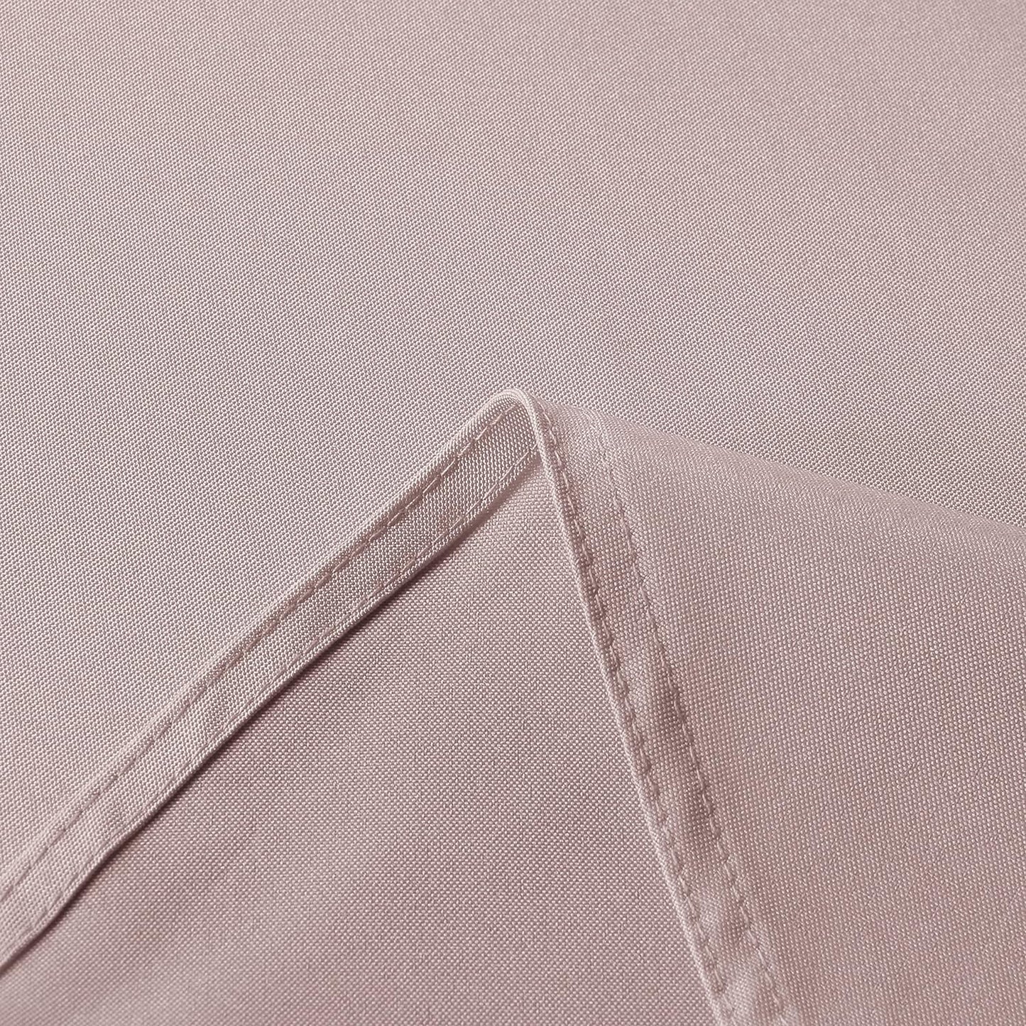 sancua Rectangle Tablecloth - 60 x 84 Inch - Stain and Wrinkle Resistant Washable Polyester Table Cloth, Decorative Fabric Table Cover for Dining Tables, Buffet Parties and Camping, Blush