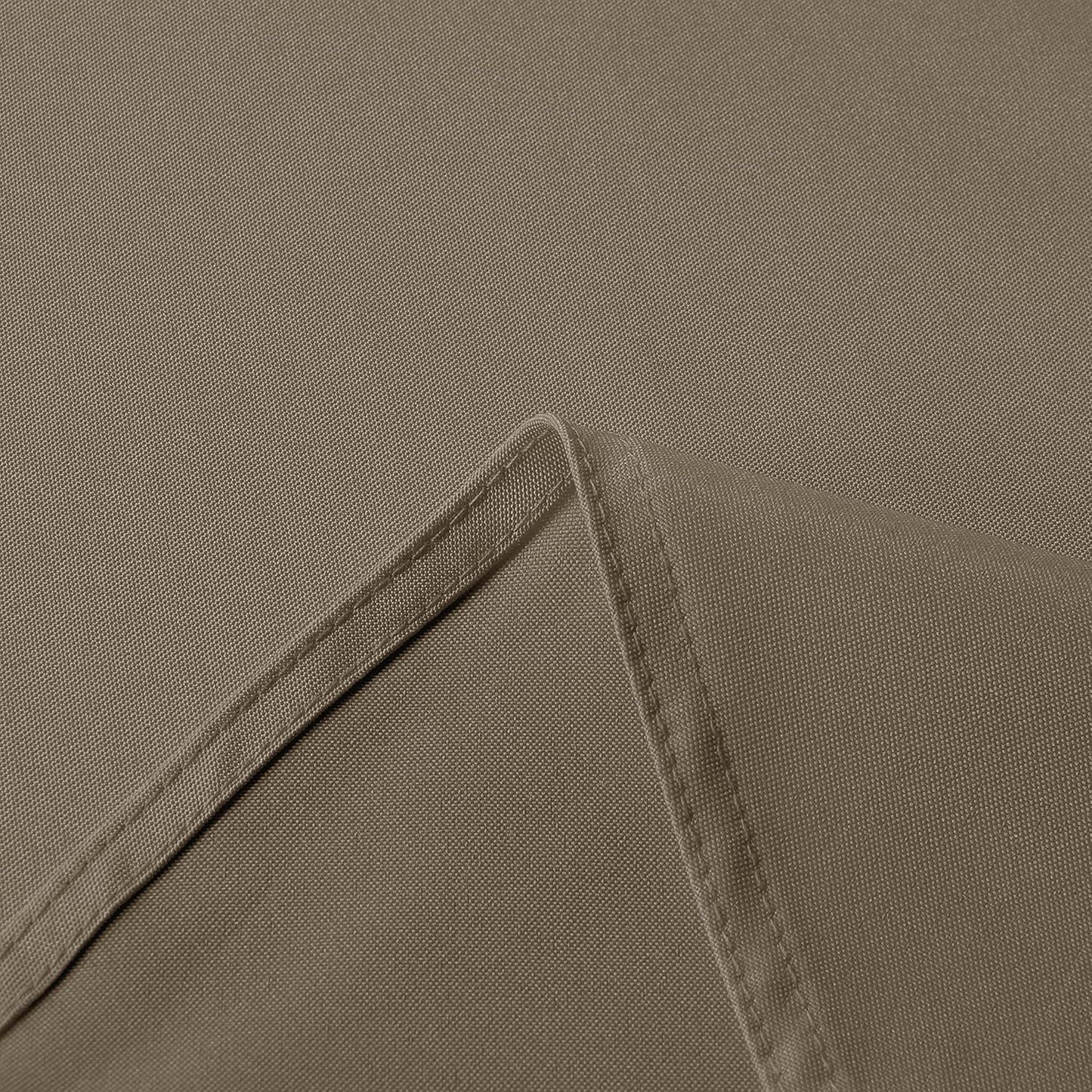 sancua Square Tablecloth - 70 x 70 Inch - Stain and Wrinkle Resistant Washable Polyester Table Cloth, Decorative Fabric Table Cover for Dining Tables, Buffet Parties and Camping, Taupe